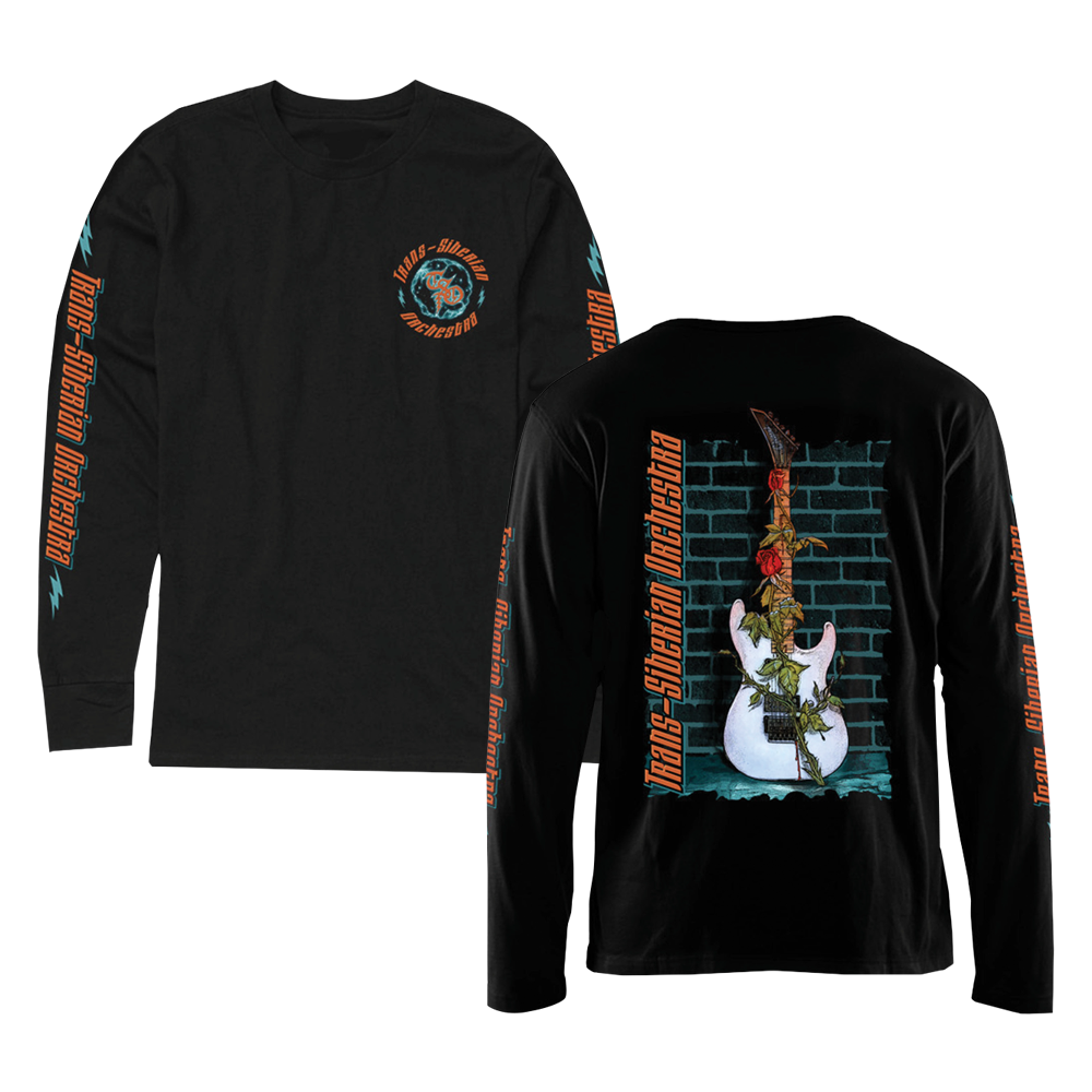 Leaning Guitar Long Sleeve Tee