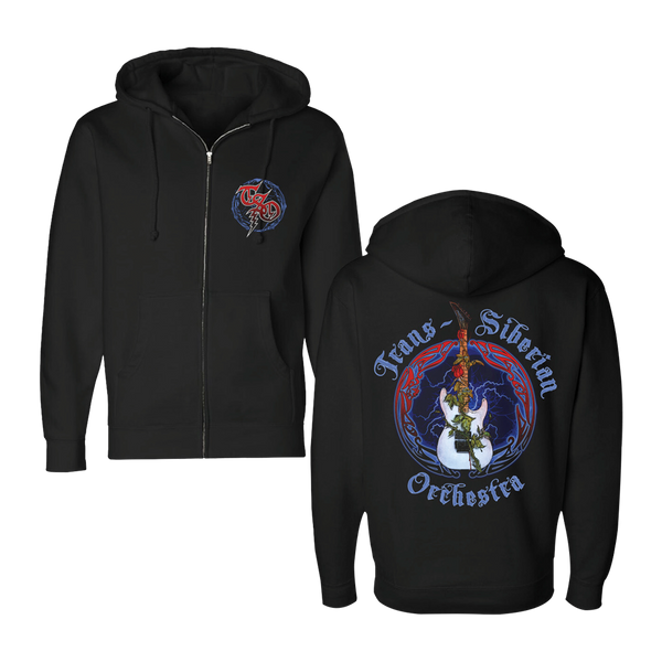 Lightning Circle Guitar Zip Hoodie – TSOmerch Store