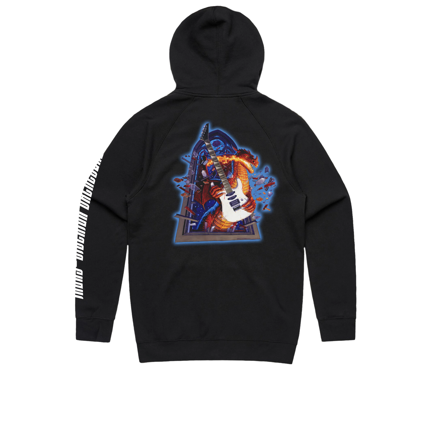 Guitar zip top up hoodie