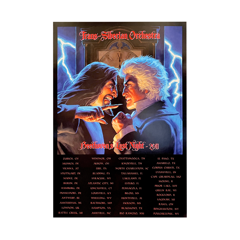 Beethoven's Last Night Tour Poster