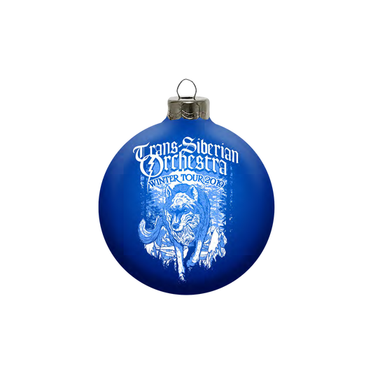 TSO 2019 Ornament Wolf Blue