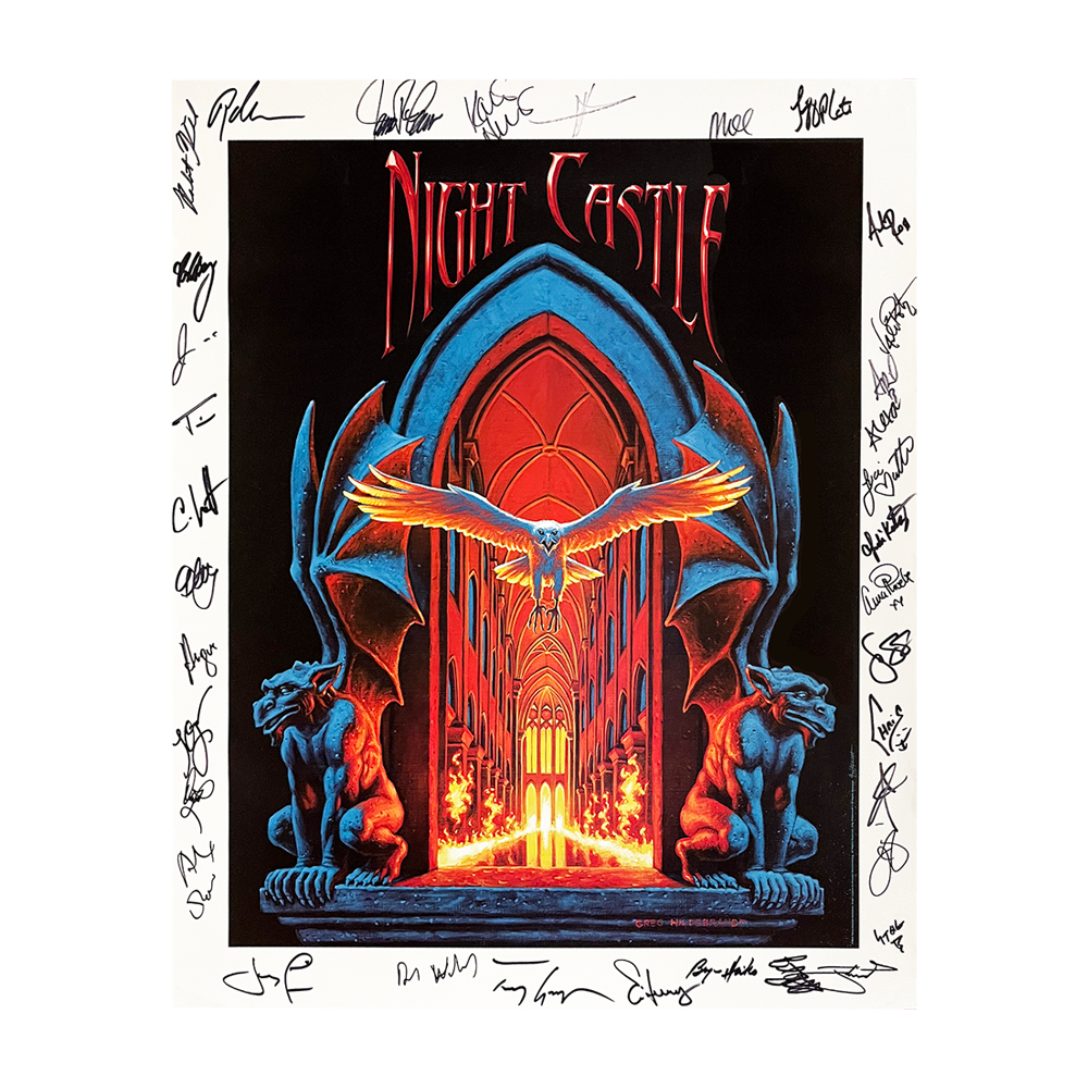 Night Castle Litho Signed